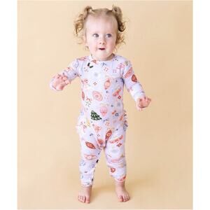 Posh Peanut 3-6 Months Holly Ruffle Jumper GUC